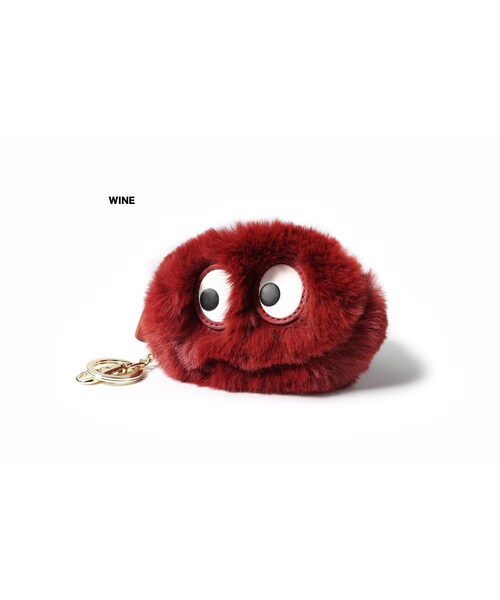 ANYA HINDMARCH ファーポーチ Handmade（ハンドメイド）の「anya Eyes ゴーストファーボックス