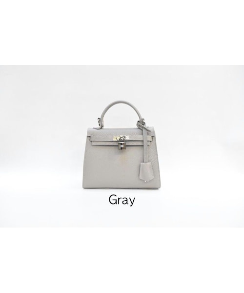【南京錠がポイント☆】Hermes ハンドバッグ Handmade(ハンドメイド)の「22cmトーゴケリー本革バッグ