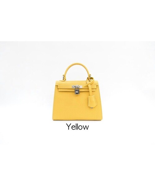 【南京錠がポイント☆】Hermes ハンドバッグ Handmade（ハンドメイド）の「22cmトーゴケリー本革バッグ
