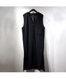 SYU.HOMME/FEMM | 【yokosakamoto】long vest blk(その他アウター)