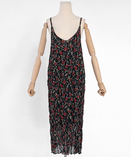 DHOLIC（ディーホリック）の「パターンキャミロングワンピース（ワンピース・レディース・その他/ブルー/ブラウン/ブラック/ホワイト・FREE）」の3枚目の写真