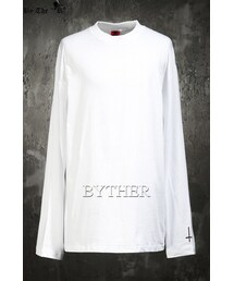 ByTheR | クロス刺繍クルーネックTシャツ(Tシャツ/カットソー)