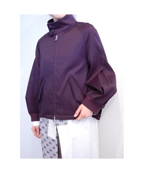 margaux（マルゴー）の「ハイカラーブルゾン（ブルゾン・レディース・その他）」の4枚目の写真