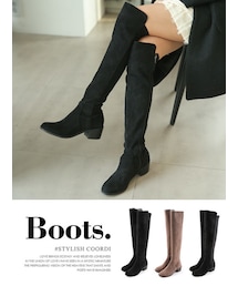 KORMARCH | 2TYPEロングニーハイブーツ(ブーツ)