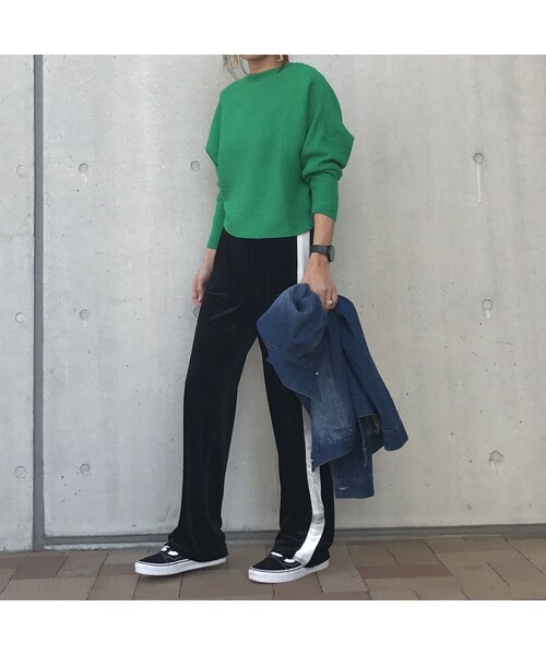 copine（コピン）の「ベロアラインワイドパンツ【クリックポスト対象商品】（その他パンツ・レディース・その他）」の11枚目の写真