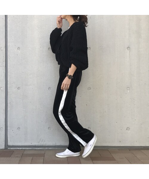 copine（コピン）の「ベロアラインワイドパンツ【クリックポスト対象商品】（その他パンツ・レディース・その他）」の7枚目の写真