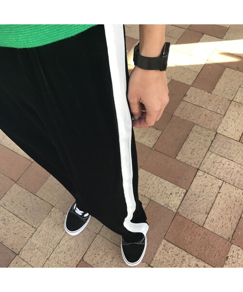 copine（コピン）の「ベロアラインワイドパンツ【クリックポスト対象商品】（その他パンツ・レディース・その他）」の14枚目の写真