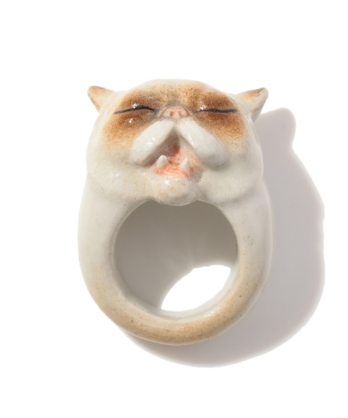 H.P.FRANCE（アッシュペーフランス）の「NACH|猫リング（）」 - WEAR