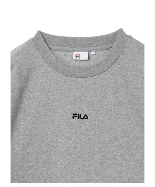 E hyphen world gallery（イーハイフンワールドギャラリー）の「FILAロングTワンピース（ワンピース/ドレス・ホワイト/杢グレー/ブラック・F）」の3枚目の写真