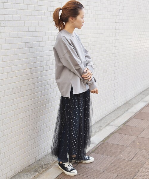 JOURNAL STANDARD relume(ジャーナルスタンダード レリューム)の「ブラック(スカート・ブラック/フリー/在庫あり)」の17枚目の写真