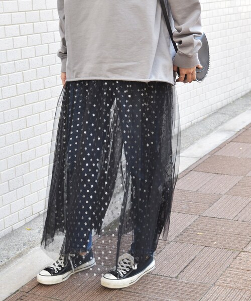 JOURNAL STANDARD relume(ジャーナルスタンダード レリューム)の「ブラック(スカート・ブラック/フリー/在庫あり)」の21枚目の写真