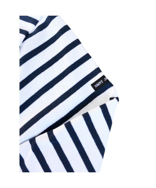 SAINT JAMES（セントジェームス）の「SAINT JAMES セントジェームス OUESSANT BORDER （NEIGE/MARINE）【正規取り扱い品】（Tシャツ/カットソー・レディース・その他）」の2枚目の写真