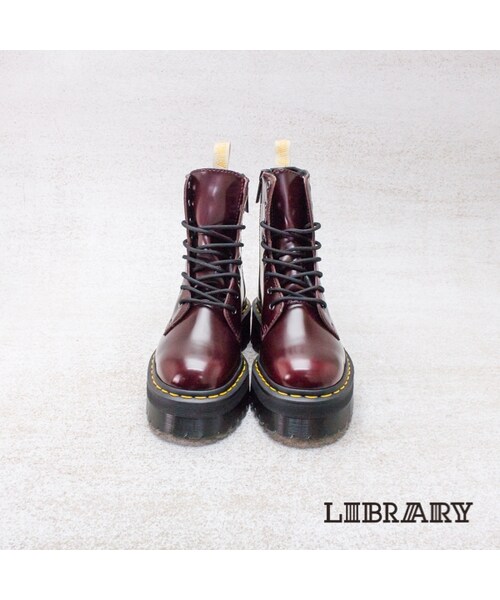 Dr. Martens（ドクターマーチン）の「JADON II VEGAN Cherry Red Cambridge Brush（その他・メンズ・其他）」の4枚目の写真