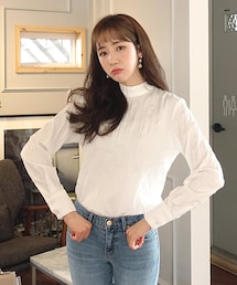 DHOLIC | バックタイリンクルブラウス(シャツ/ブラウス)