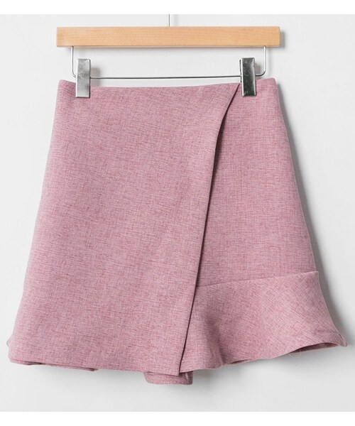 fd style（エフディ スタイル）の「[22XX]フレアヘムスリムスカート（スカート・レディース・ブラック/ピンク/グレー・1(XS-M)）」の3枚目の写真