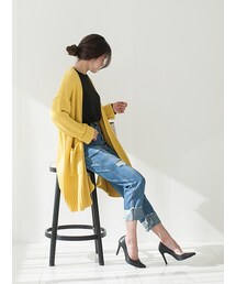 etrebloom | ニットロングカーディガン(カーディガン/ボレロ)