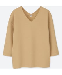 UNIQLO | ミラノリブプルオーバー（7分袖）(Tシャツ/カットソー)