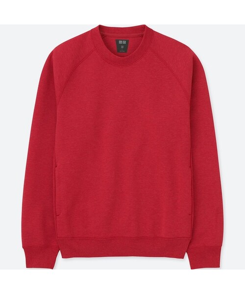 UNIQLO（ユニクロ）の「ドライストレッチスウェットシャツ（長袖）（パーカー・メンズ・NAVY 69/BLACK 09/DARK GRAY 08/WHITE 00/GRAY 03/BLUE 67/RED 17・L/XXL/4XL/3XL/XL/M/S/XS）」の7枚目の写真