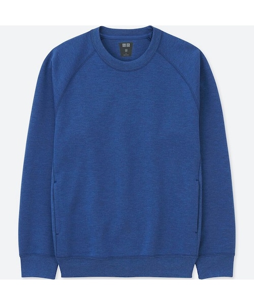 UNIQLO（ユニクロ）の「ドライストレッチスウェットシャツ（長袖）（パーカー・メンズ・NAVY 69/BLACK 09/DARK GRAY 08/WHITE 00/GRAY 03/BLUE 67/RED 17・L/XXL/4XL/3XL/XL/M/S/XS）」の6枚目の写真