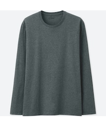 UNIQLO | スーピマコットンクルーネックT（長袖） ＋EC(Tシャツ/カットソー)