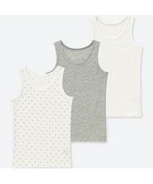 UNIQLO | コットンメッシュタンクトップ（ドット・3枚組）(その他ベビー用品)