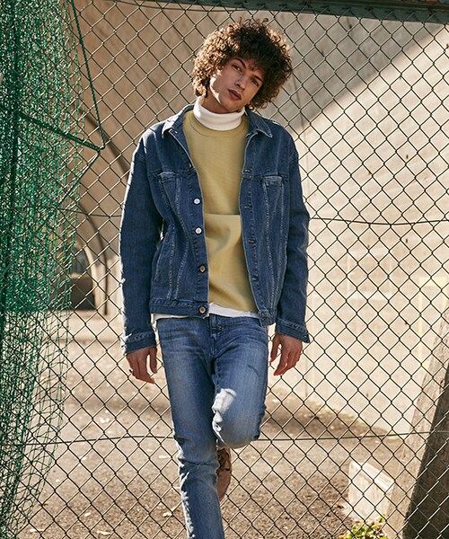 LIDNM(リドム)の「iSKOハイストレッチユーズドスキニー(デニムパンツ・メンズ・ブルー・27inch/29inch/31inch)」の2枚目の写真