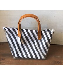 cache cache | chocolatesoup  UTILITY TOTE BAG (border)(トートバッグ)