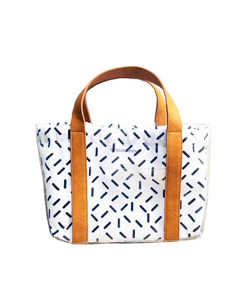 cache cache（カシュ カシュ）の「chocolatesoup  GEOMETRY CLEAR TOTE BAG (stick)（トートバッグ・キッズ・その他）」の2枚目の写真