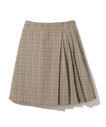 GRL | グレンチェックアシンメトリープリーツスカート(スカート)