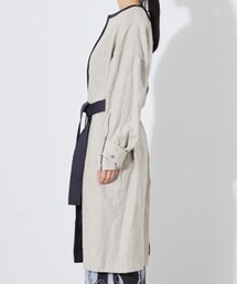CINOH（チノ）の「リネンノーカラーコート（）」 - WEAR
