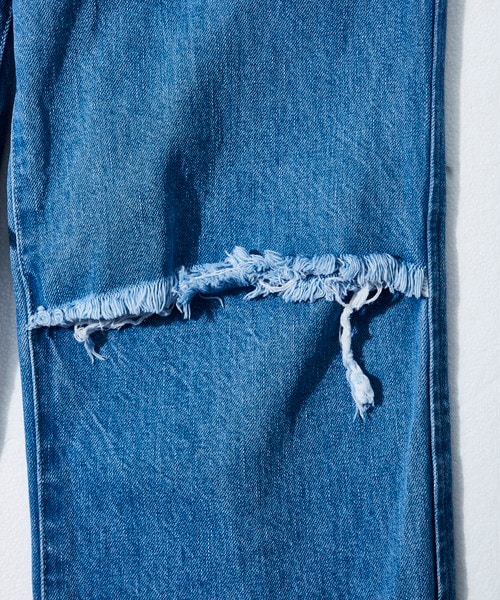 sulvam（サルバム）の「クラッシュワイドデニムパンツ（）」 - WEAR