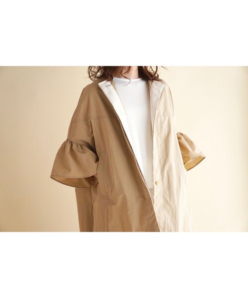 it/イット（イット）の「【再入荷】ラッフルスリーブコート(1712302  