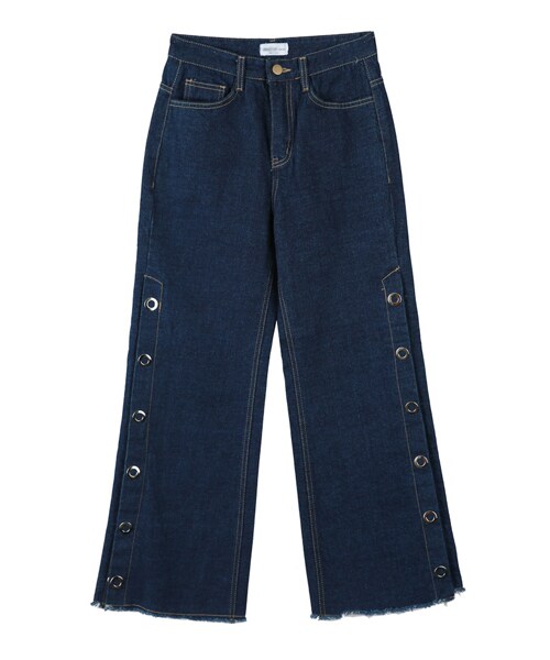 DINT（ディント）の「スティング起毛デニムパンツ（デニムパンツ・レディース・Blue・S/M）」の2枚目の写真