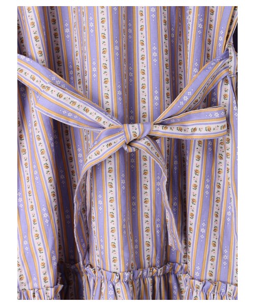 ehka sopo（エヘカソポ）の「花柄ティアードワンピース（ワンピース/ドレス・ピンク/サックスブルー/ネイビー・M）」の8枚目の写真