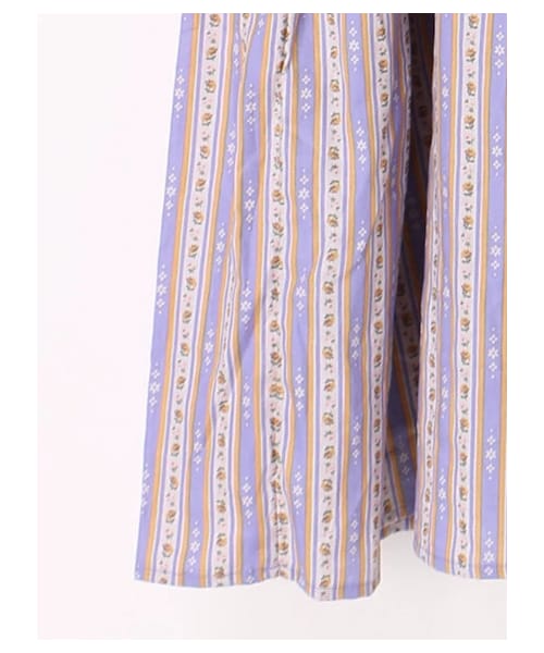 ehka sopo（エヘカソポ）の「花柄ティアードワンピース（ワンピース/ドレス・ピンク/サックスブルー/ネイビー・M）」の5枚目の写真