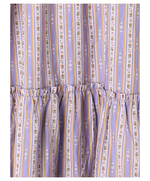 ehka sopo（エヘカソポ）の「花柄ティアードワンピース（ワンピース/ドレス・ピンク/サックスブルー/ネイビー・M）」の7枚目の写真