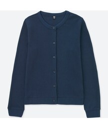 UNIQLO | ミニワッフルカーディガン（長袖）(ニット/セーター)
