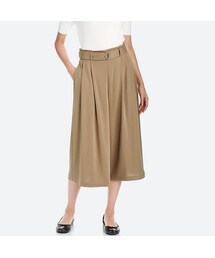 UNIQLO | ベルテッドクロップドワイドパンツ(その他パンツ)