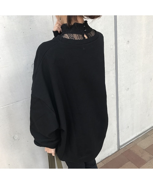 copine(コピン)の「ユニセックス★ゆる可愛いビッグシルエットスウェット(2color)(スウェット・レディース・その他)」の9枚目の写真