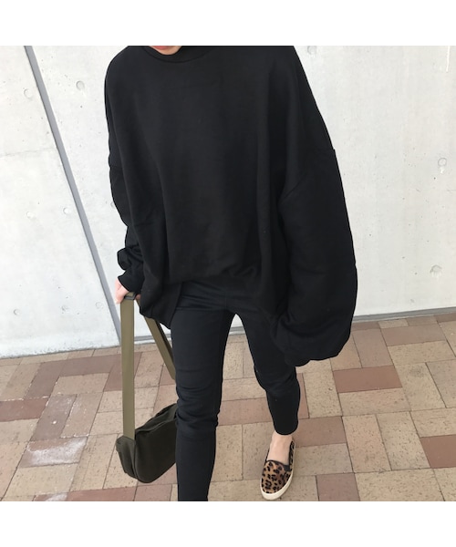 copine(コピン)の「ユニセックス★ゆる可愛いビッグシルエットスウェット(2color)(スウェット・レディース・その他)」の15枚目の写真