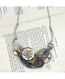 no brand | Tomoko Tokuda Steampunk necklace スチームパンクネックレス Sky Green(ネックレス)
