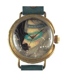 A STORY TOKYO | クロノキャンバス アート腕時計「仮面少女の横顔」佐久間 友香 Yuka Sakuma×A STORY TOKYO L 33mm(アナログ腕時計)