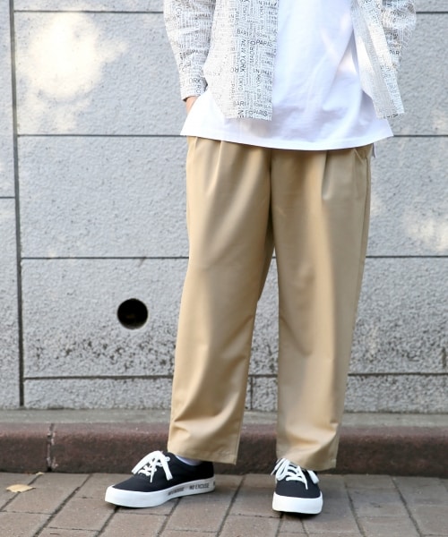 RAGEBLUE（レイジブルー）の「TRワイドパンツSS（パンツ・ブラック/グレー/ベージュ/ネイビー）」の3枚目の写真