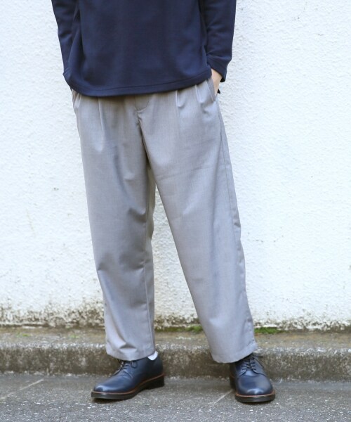 RAGEBLUE（レイジブルー）の「TRワイドパンツSS（パンツ・ブラック/グレー/ベージュ/ネイビー）」の2枚目の写真