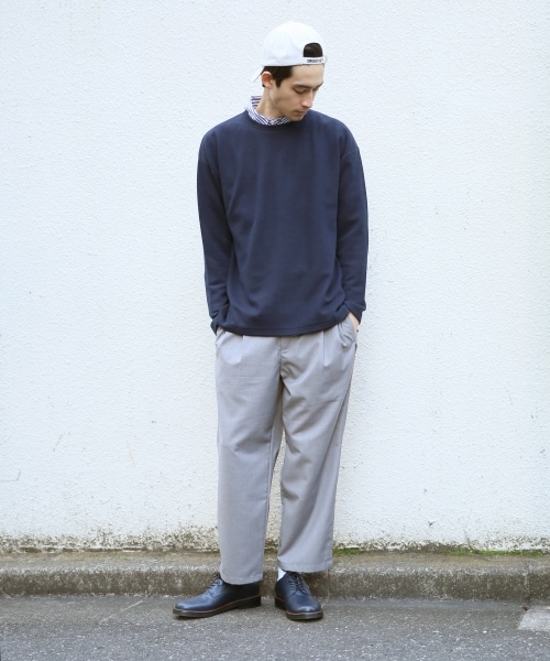 RAGEBLUE（レイジブルー）の「TRワイドパンツSS（パンツ・ブラック/グレー/ベージュ/ネイビー）」の6枚目の写真