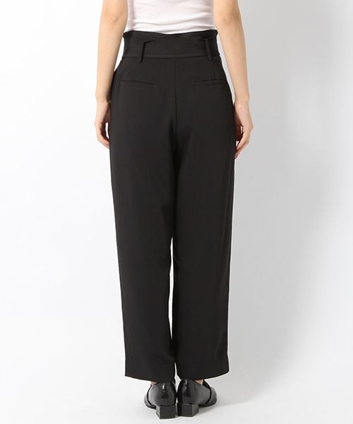 laboratory work（ラボラトリーワーク）の「タックベルトワイドパンツ（パンツ・ブラック/ベージュ/グリーン）」の10枚目の写真