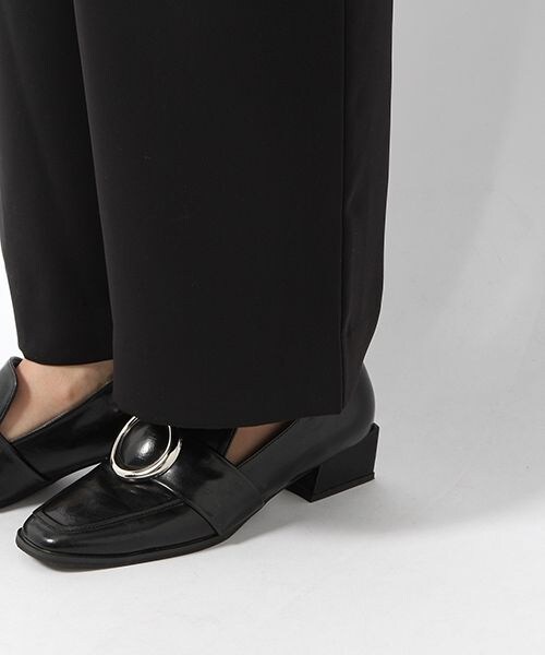 laboratory work（ラボラトリーワーク）の「タックベルトワイドパンツ（パンツ・ブラック/ベージュ/グリーン）」の14枚目の写真