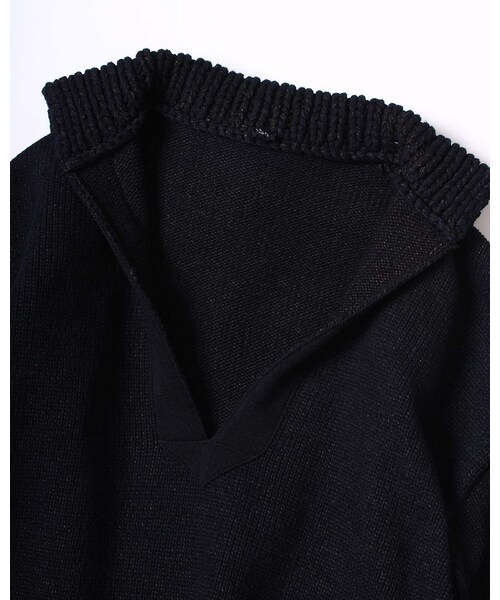 美品 45R インディゴ チューブヤーンセーラー PULLOVER ニット♪ 45R（フォーティファイブアール）の「インディゴチューブヤーン