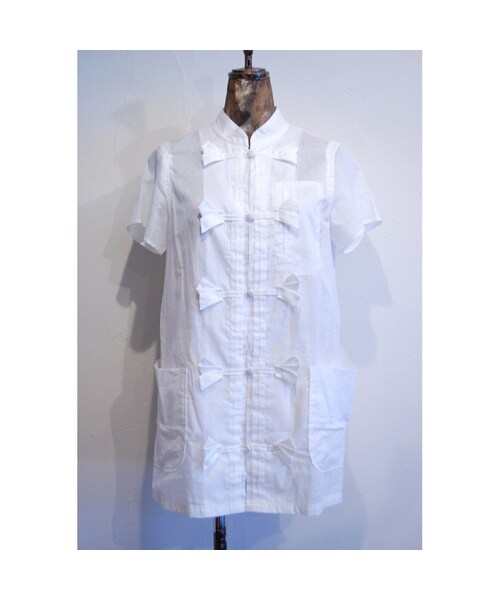 tiny dinosaur（タイニーダイナソー）の「チャイナリボンシャツ（シャツ/ブラウス・レディース・その他）」の5枚目の写真