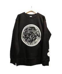 A STORY TOKYO | 天体観測 蓄光トレーナー /スウェット ブラック アンティーク 星座早見盤(スウェット)